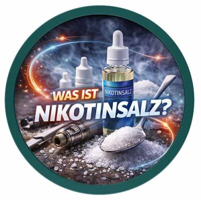 Was ist Nikotinsalz? - Nikotinsalz Liquids erklärt • Unterschiede &amp; Vorteile • Nic-Salt Guide • Vape-Tec