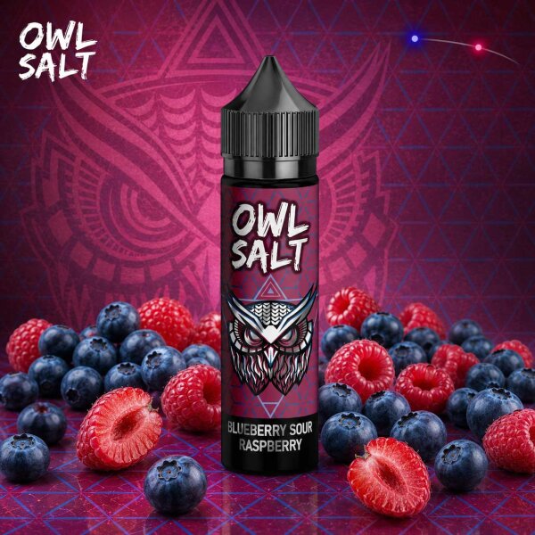 OWL Salt Blueberry Sour Raspberry - Longfill Aroma 10ml