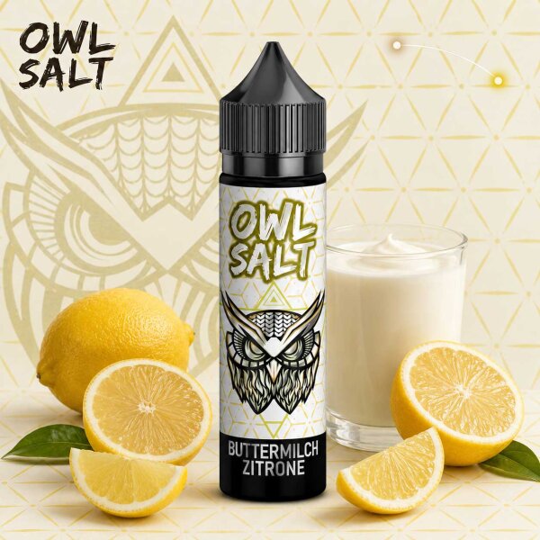 OWL Salt Buttermilch Zitrone - Longfill Aroma 10ml