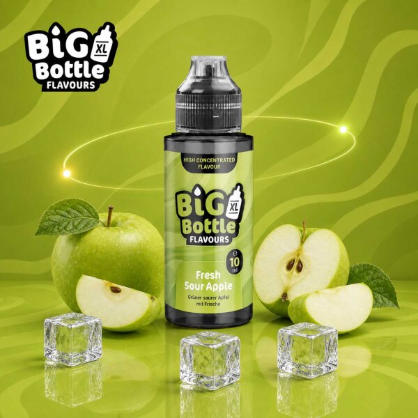 Big Bottle Fresh Sour Apple - Longfill Aroma 10ml