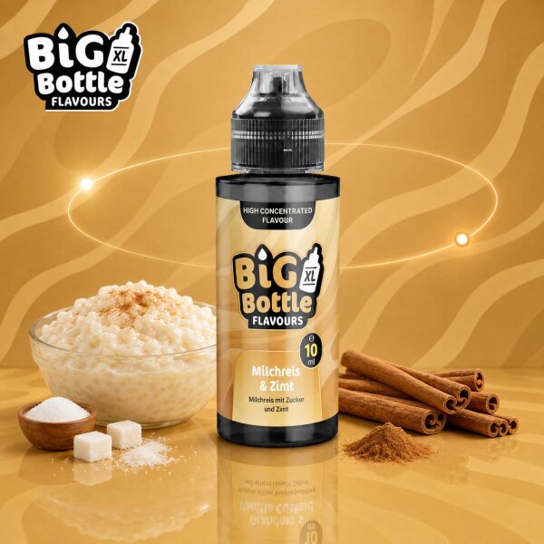 Big Bottle Milchreis mit Zimt - Longfill Aroma 10ml