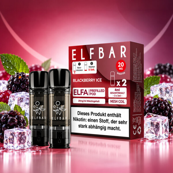 Elfbar Elfa Pods Blackberry Ice • 20mg