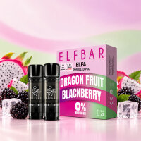 Elfbar Elfa Pods Dragon Fruit Blackberry • 0mg