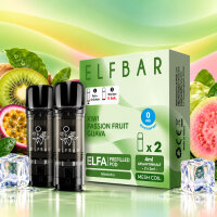 Elfbar Elfa Pods Kiwi Passion Fruit Guava • 0mg
