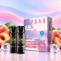 Elfbar Elfa Pods Peach Ice • 0mg