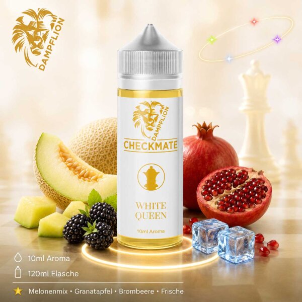 Dampflion Checkmate White Queen - Longfill Aroma 10ml