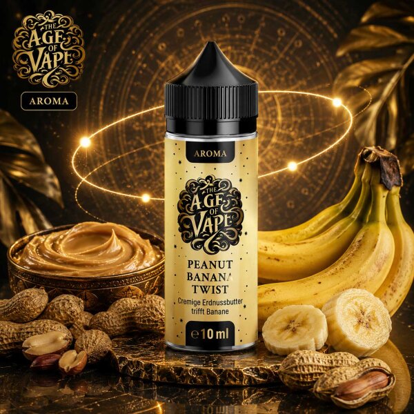 The Age of Vape Peanut Banana Twist - Longfill Aroma 10ml