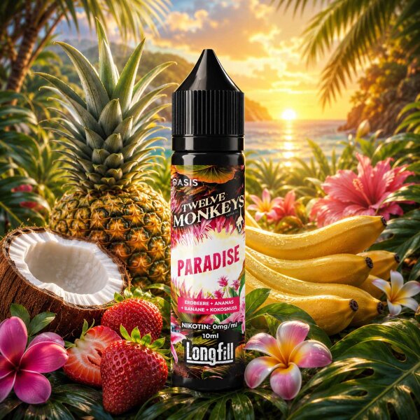 Twelve Monkeys Paradise - Longfill Aroma 10ml