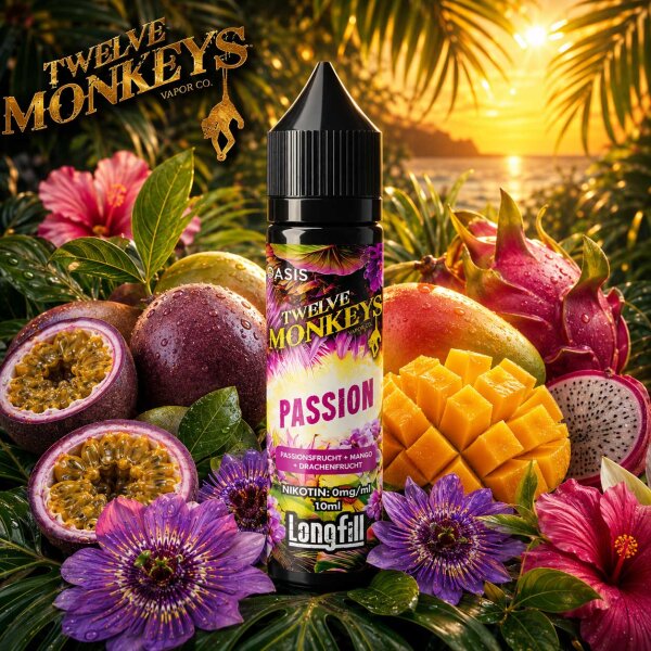 Twelve Monkeys Passion - Longfill Aroma 10ml