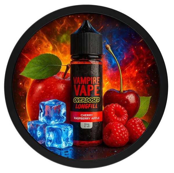 Vampire Vape Overdosed Cherry Raspberry Apple - Longfill Aroma 10ml