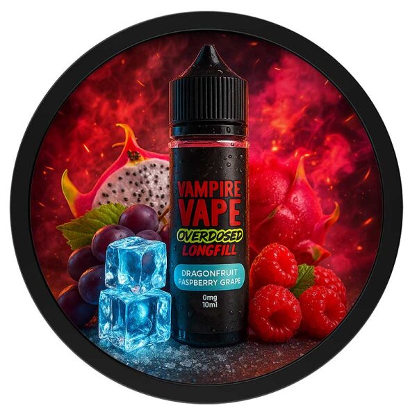 Vampire Vape Overdosed Dragonfruit Raspberry Grape - Longfill Aroma 10ml