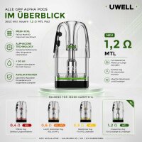 Uwell Caliburn GPP Alpha Pod Tank Verdampfer