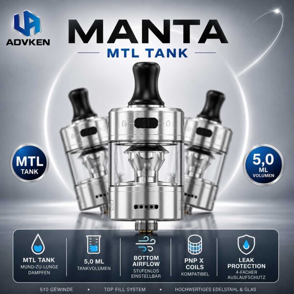 Advken Manta MTL Tank Verdampfer