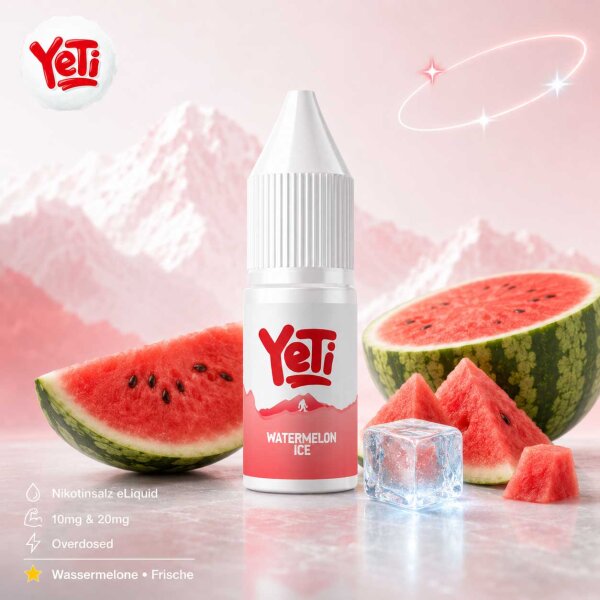 Yeti Summit Watermelon Ice Nikotinsalz Liquid 10 ml