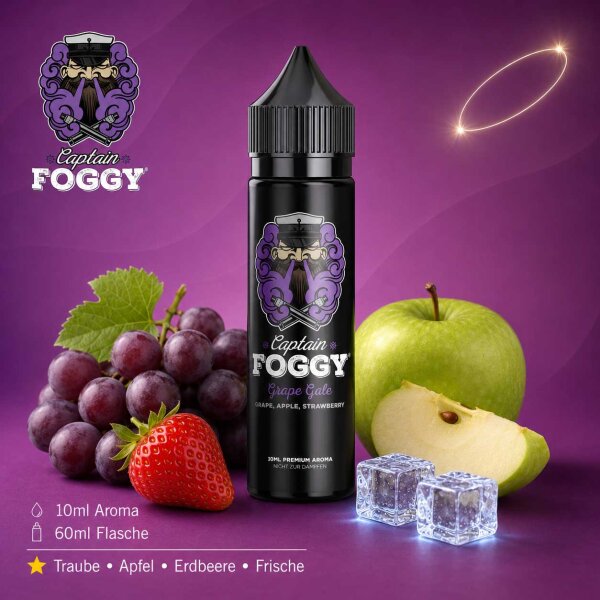 Captain Foggy Grape Gale - Longfill Aroma 10ml