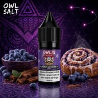 OWLIQ Blaubeer Zimtschnecke - Nikotinsalz eLiquid 10ml
