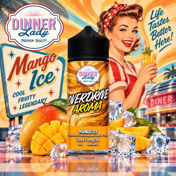 Dinner Lady Overdrive Mango Ice Aroma • 10 ml