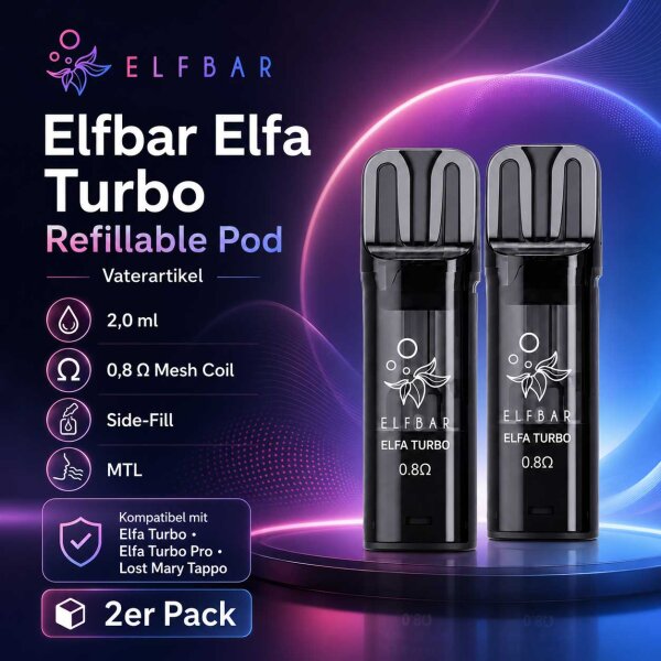 Elfbar Elfa Turbo Refillable Pod
