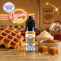 Dinner Lady Salted Caramel Waffle NicSalt Liquid 10 ml
