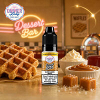 Dinner Lady Dessert Bar Salted Caramel Waffle NicSalt...