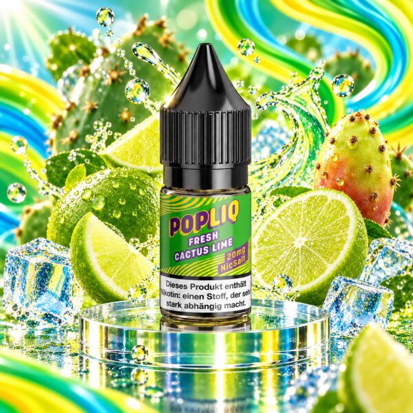 PopLiq Fresh Cactus Lime NicSalt 10ml