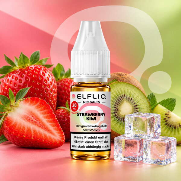 Elfbar Elfliq Strawberry Kiwi NicSalt • 20mg