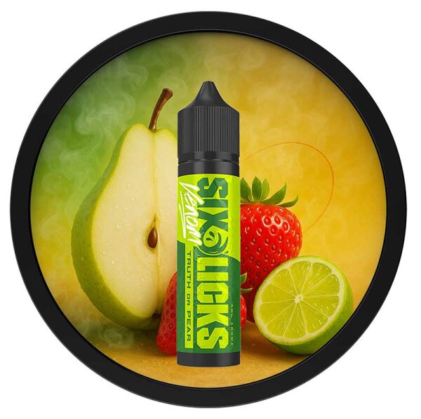 Six Licks Venom Truth or Pear - Longfill Aroma 4 ml