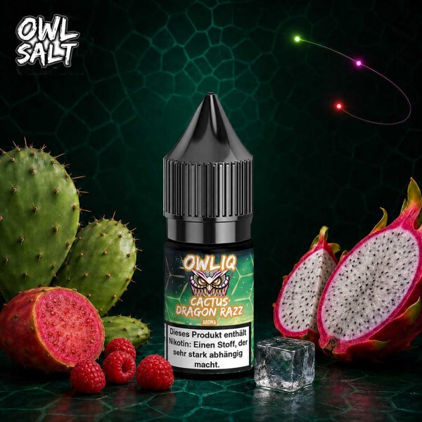 OWLIQ Cactus Dragon Razz - Nikotinsalz eLiquid 10ml