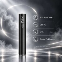 KIWI GO+ - Closed-Pod Basisgerät Black