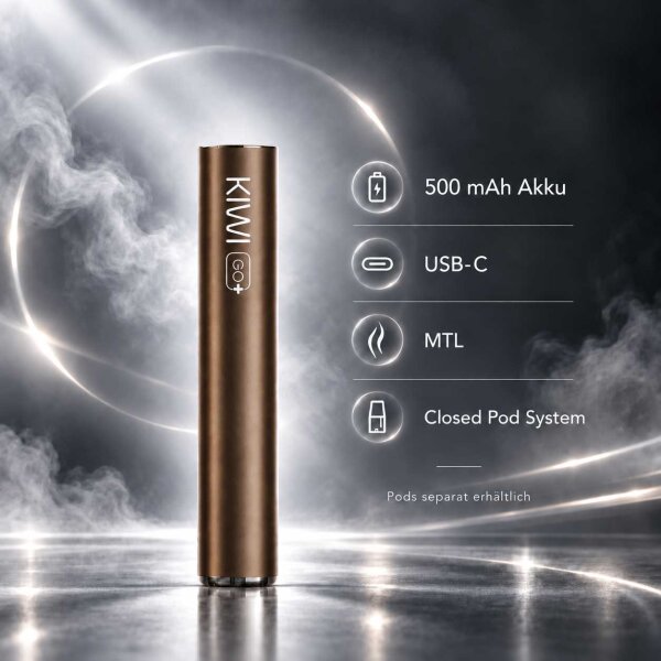 KIWI GO+ - Closed-Pod Basisgerät Dark Bronze