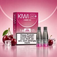 KIWI GO+ - Prefilled Pods - Cherry Ice - 20mg/ml