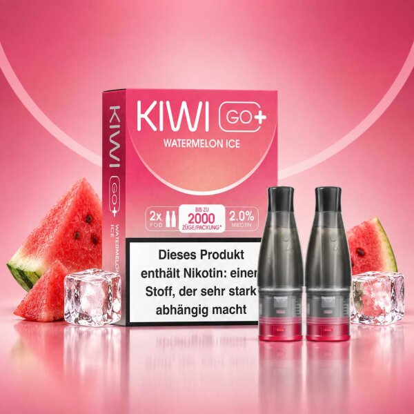 KIWI GO+ - Prefilled Pods - Watermelon Ice - 20mg/ml