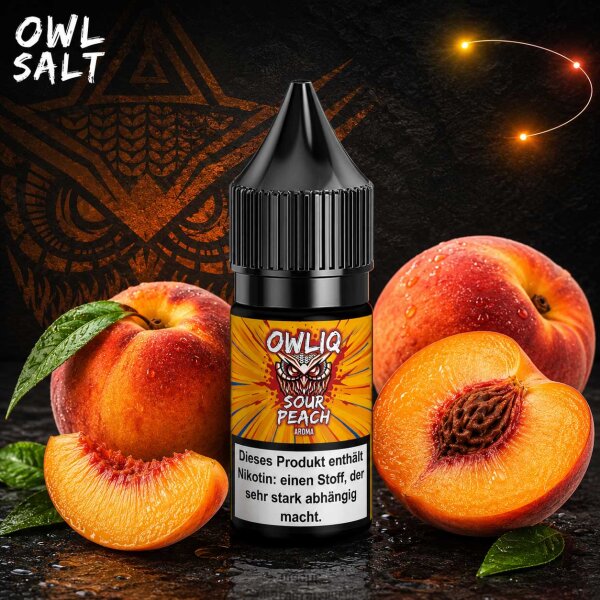 OWLIQ Sour Peach - Nikotinsalz eLiquid 10ml