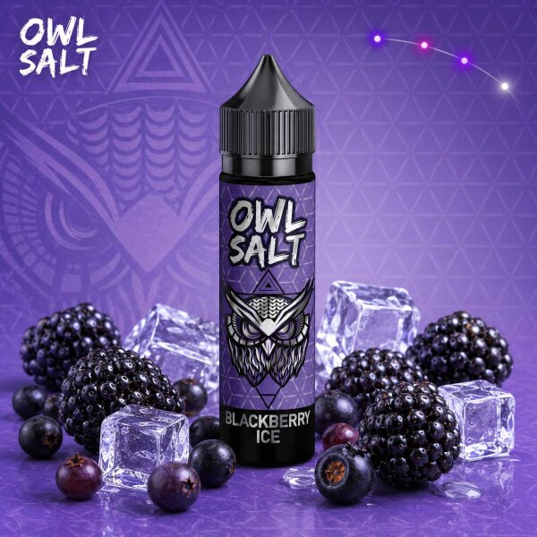 OWL Salt Blackberry Ice - Longfill Aroma 10ml