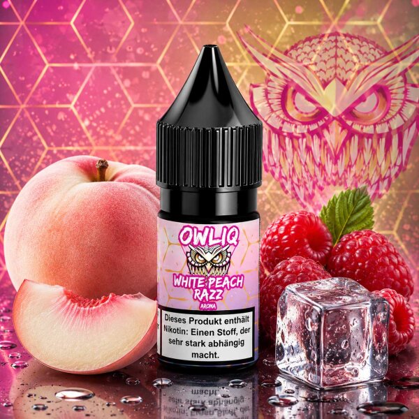 OWLIQ White Peach Razz - Nikotinsalz eLiquid 10ml
