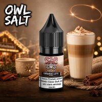 OWLIQ Winteredition Cinnamon Latte - Nikotinsalz eLiquid...
