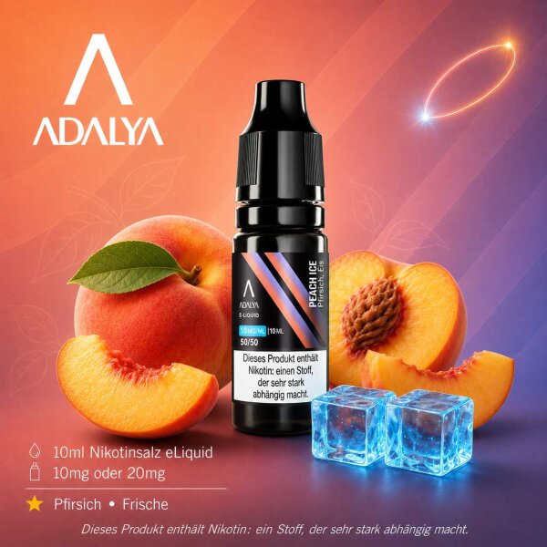 Adalya Peach Ice - Nikotinsalz Liquid 10ml