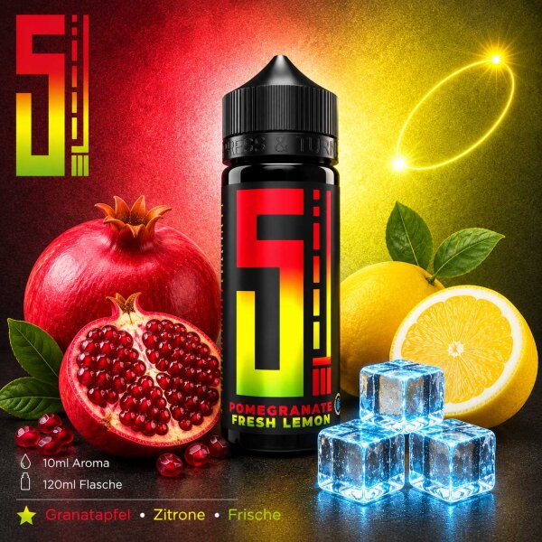 5 El Pomegranate Fresh Lemon - Longfill Aroma 10ml