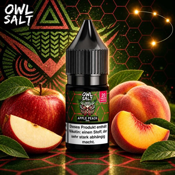 OWL Salt Apple Peach - Nikotinsalz eLiquid 10ml