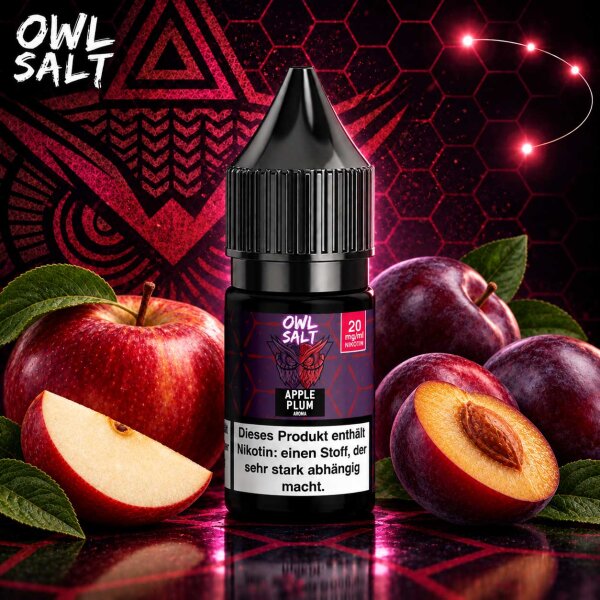 OWL Salt Apple Plum - Nikotinsalz eLiquid 10ml