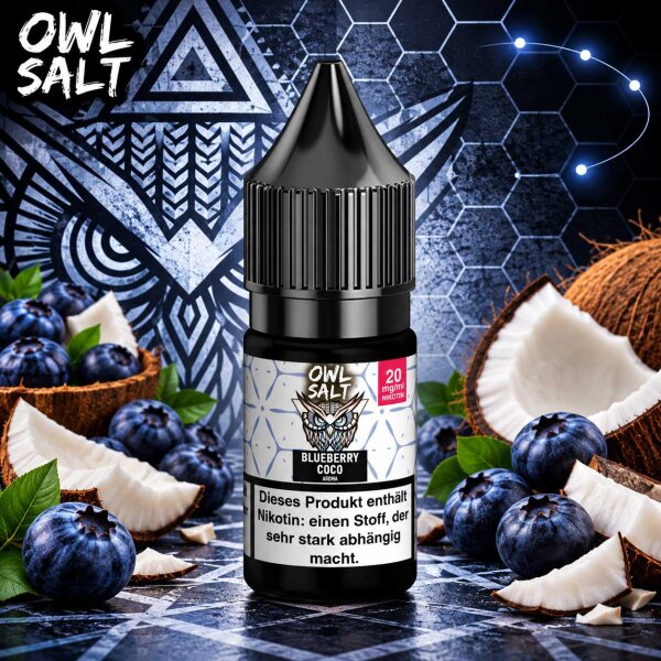 OWL Salt Blueberry Coco - Nikotinsalz eLiquid 10ml