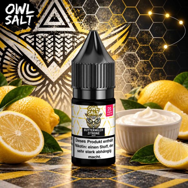 OWL Salt Buttermilch Zitrone - Nikotinsalz eLiquid 10ml