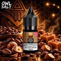 OWL Salt Coffee Hazelnut Caramel - Nikotinsalz eLiquid 10ml