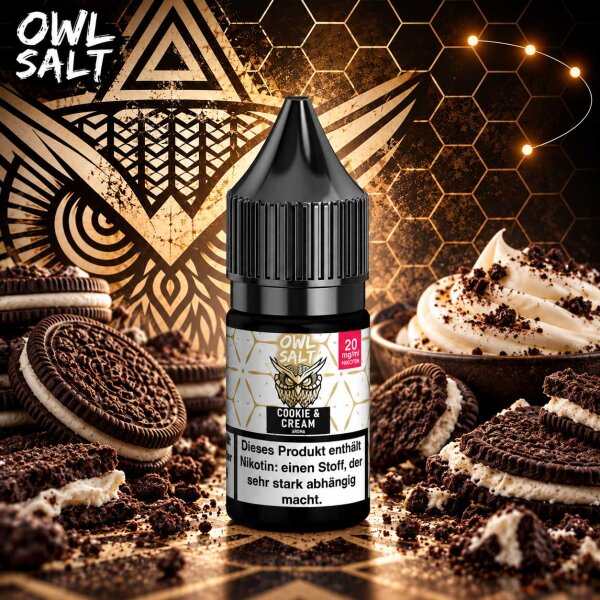 OWL Salt Cookie & Cream - Nikotinsalz eLiquid 10ml