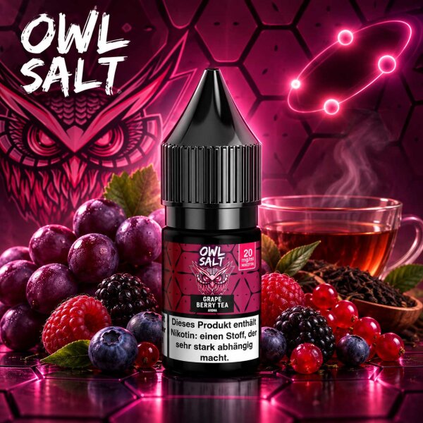OWL Salt Grape Berry Tea - Nikotinsalz eLiquid 10ml