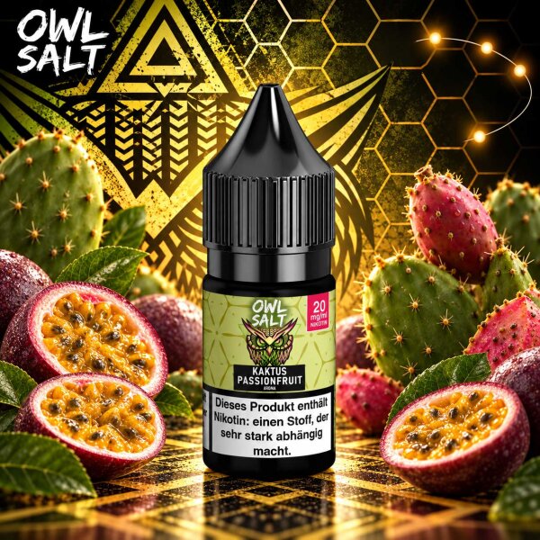 OWL Salt Kaktus Passionfruit - Nikotinsalz eLiquid 10ml