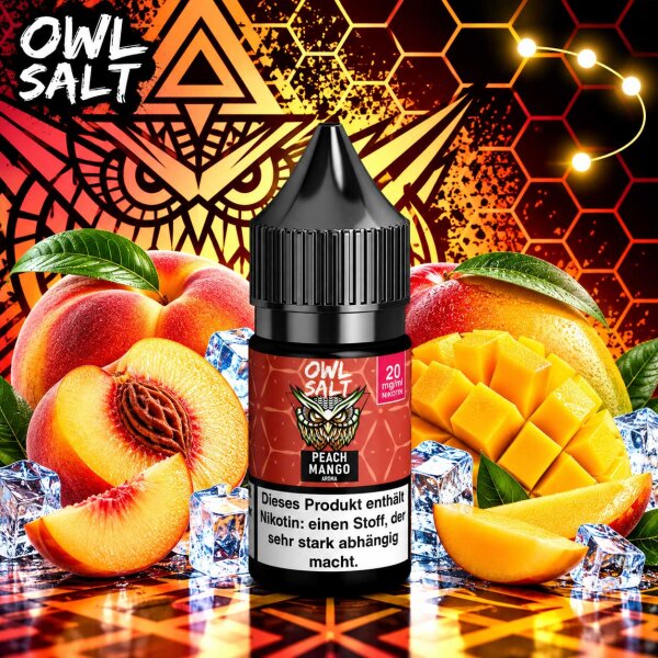 OWL Salt Peach Mango - Nikotinsalz eLiquid 10ml