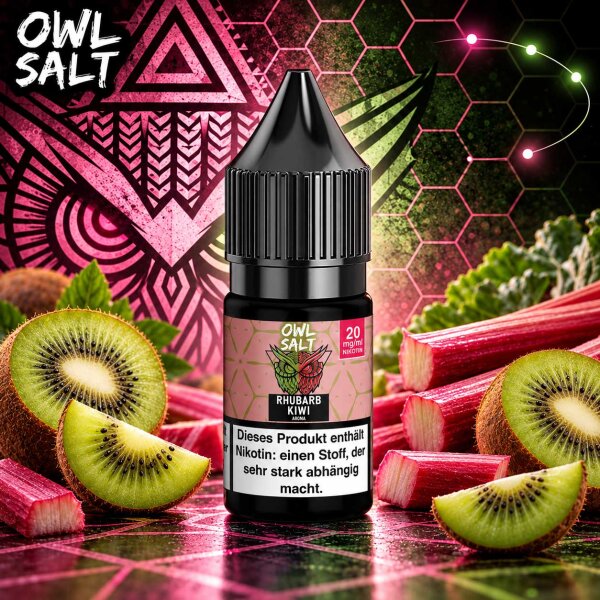 OWL Salt Rhubarb Kiwi - Nikotinsalz eLiquid 10ml
