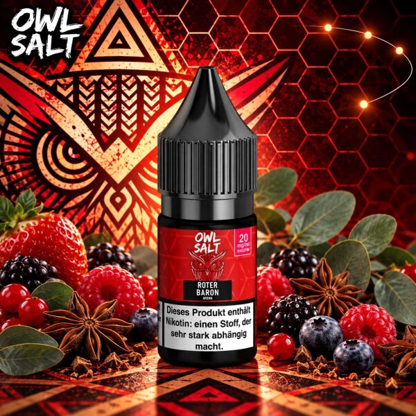 OWL Salt Roter Baron - Nikotinsalz eLiquid 10ml