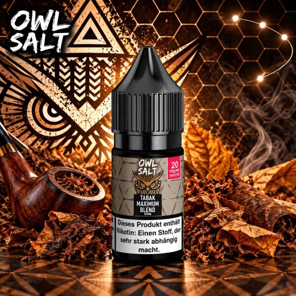 OWL Salt Tabak Maximum Blend - Nikotinsalz eLiquid 10ml